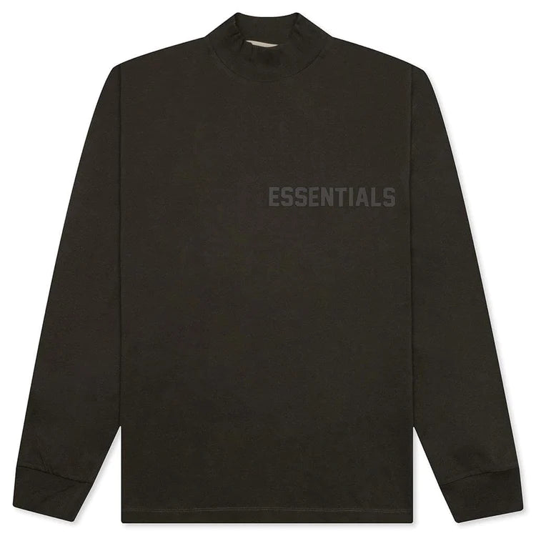 Essentials Off Black L/S Tee