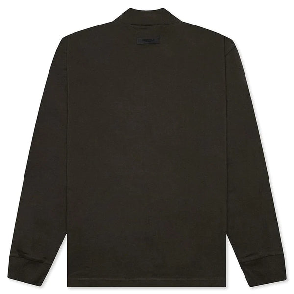 Essentials Off Black L/S Tee