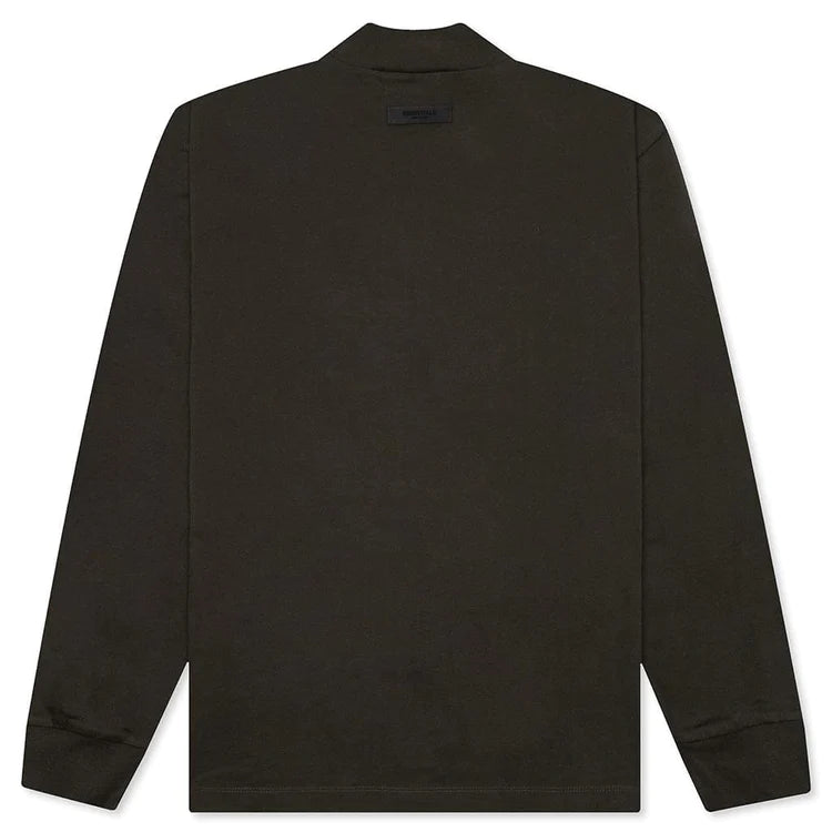 Essentials Off Black L/S Tee