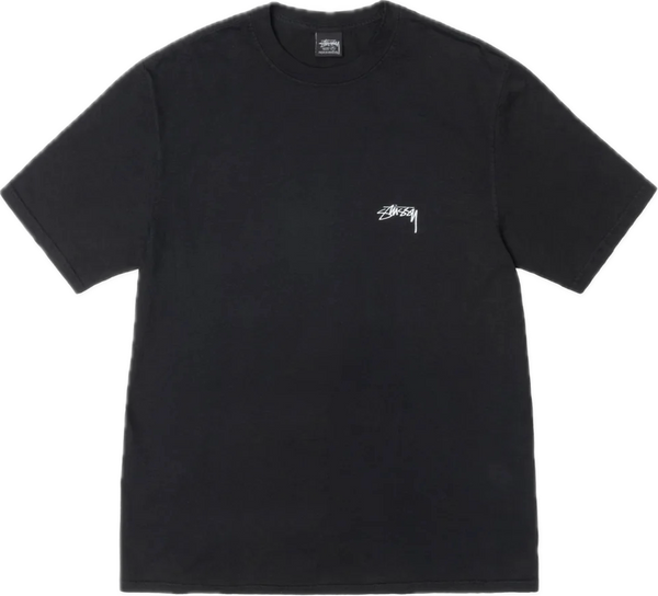 Stussy Smooth Logo Black Tee