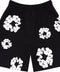 Denim Tears Cotton Wreath Black Sweatshorts
