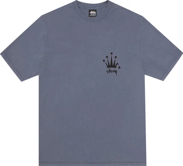 Stussy Regal Crown Indigo Tee