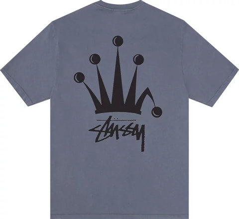 Stussy Regal Crown Indigo Tee