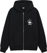 Stussy Regal Crown Black Zip Up