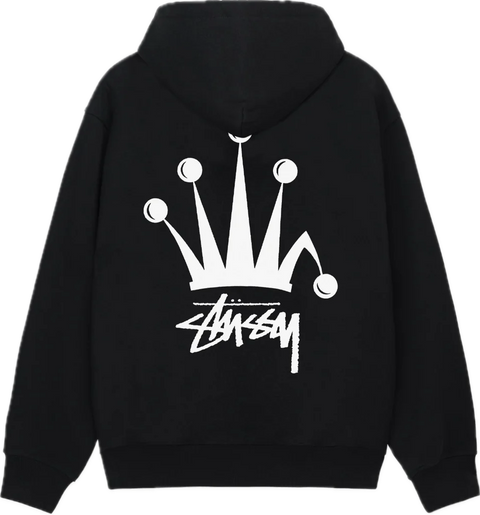 Stussy Regal Crown Black Zip Up