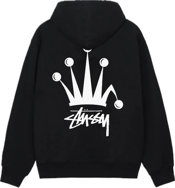 Stussy Regal Crown Black Zip Up