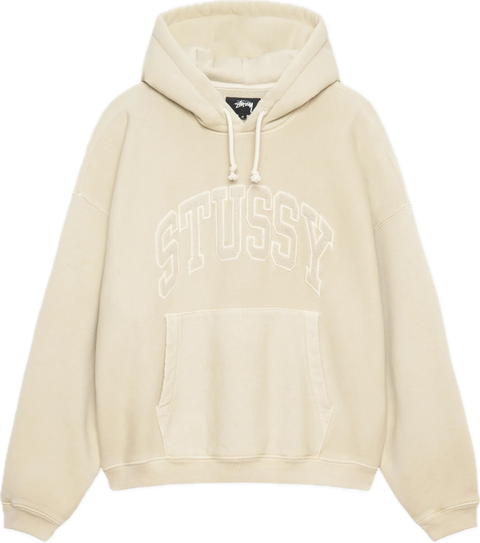 Stussy Embroidered Relaxed Sand Hoodie
