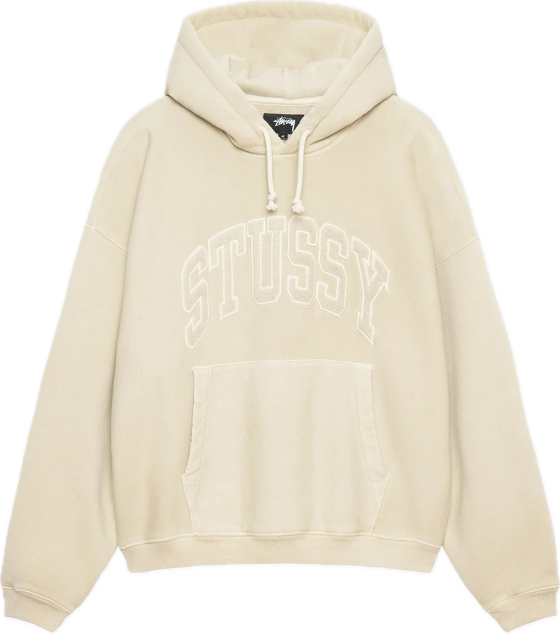 Stussy Embroidered Relaxed Sand Hoodie