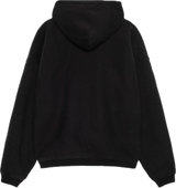 Stussy Embroidered Relaxed Black Hoodie