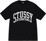 Stussy International Pigment Dyed Black Tee