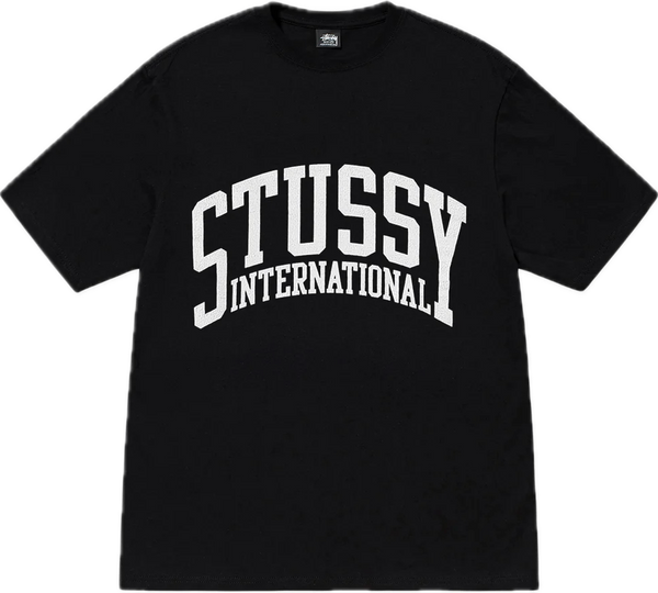 Stussy International Pigment Dyed Black Tee