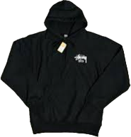 Stussy Paris Trademark Black Hoodie