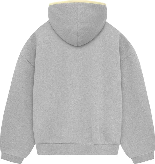 Essentials SS24 Light Grey Patch Hoodie