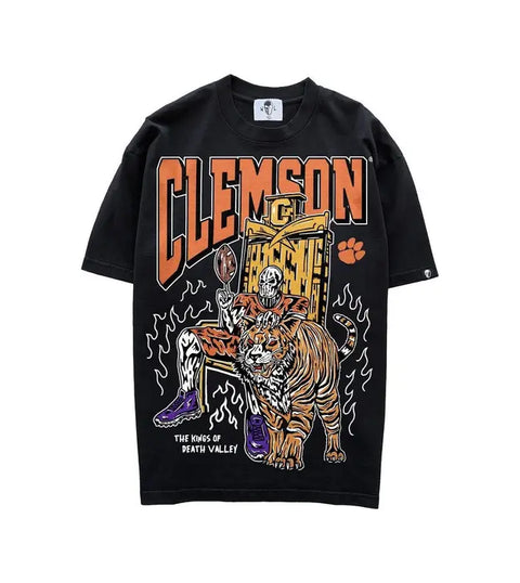 Warren Lotas Clemson King Black Tee