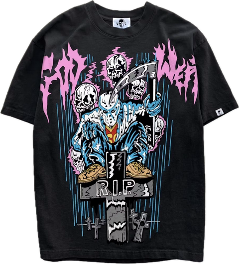 Warren Lotas God Wept Cemetery Black Tee