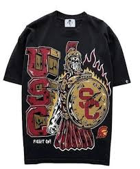 Warren Lotas USC Fight On Black Tee