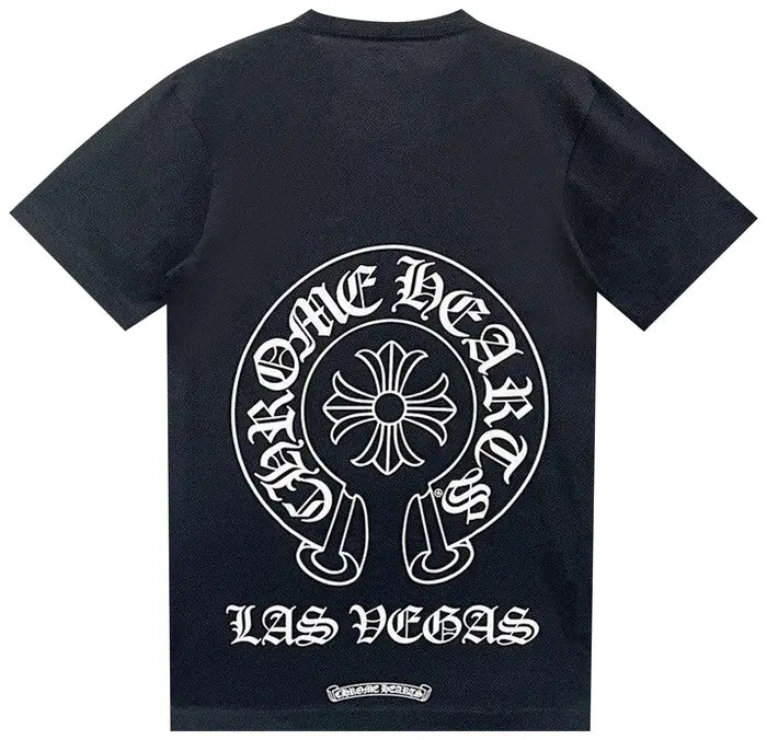 Chrome Hearts Vegas Horseshoe Black Tee