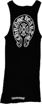 Chrome Hearts Rib Black Tank