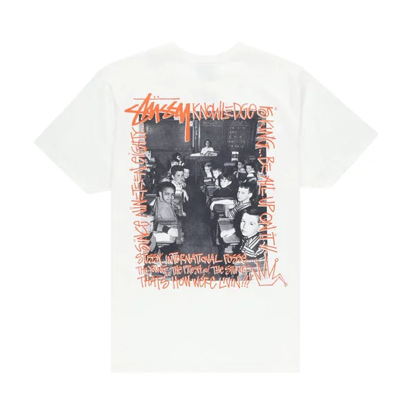 Stussy Classroom White Tee