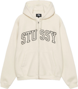 Stussy Outline Ivory Zip Up