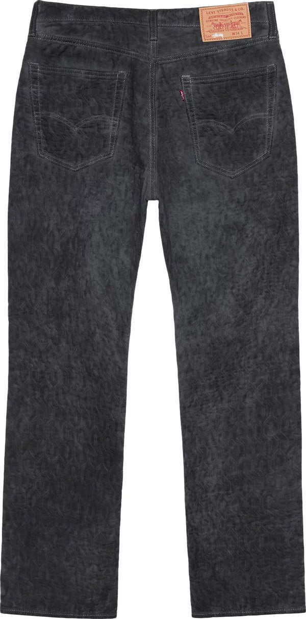 Stussy Levi's Jacquard Black Jeans