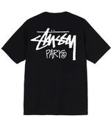 Stussy Paris Trademark Black Tee