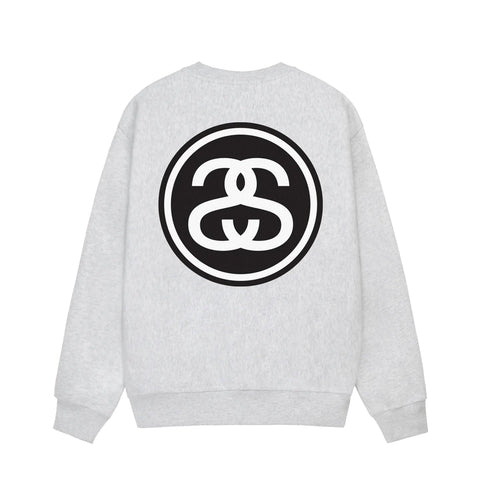 Stussy SS Link Ash Heather Crewneck