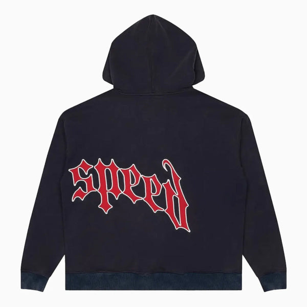 Godspeed OG Logo V2 Navy/Red Hoodie