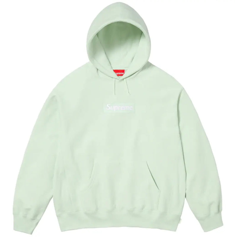 Supreme (FW23) Light Green Box Logo Hoodie