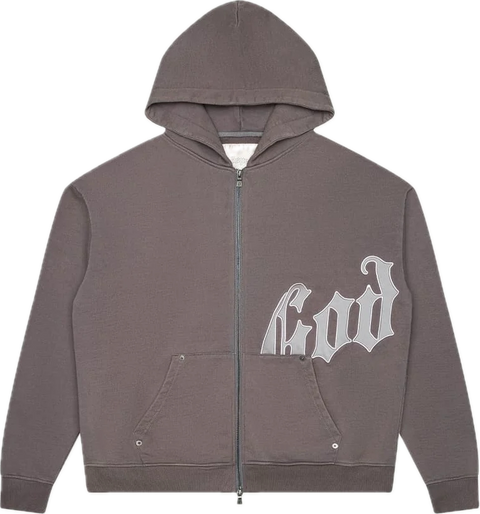 Godspeed OG Logo V2 Stone Grey Hoodie