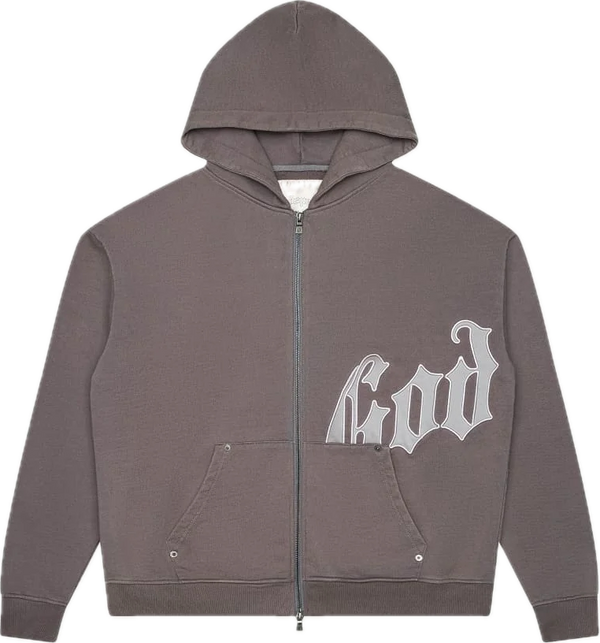 Godspeed OG Logo V2 Stone Grey Hoodie