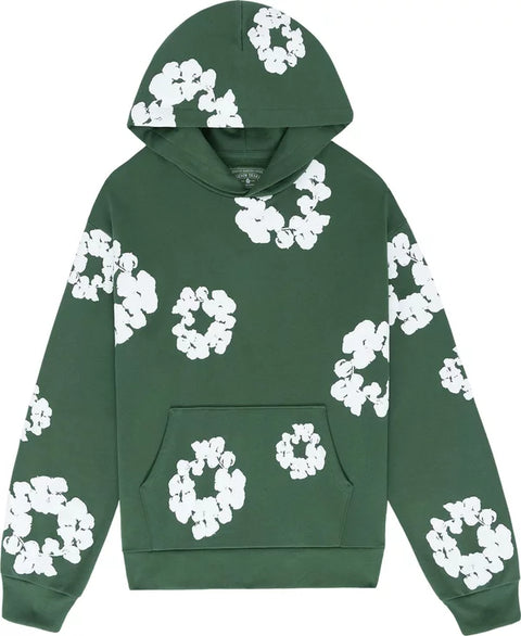 Denim Tears Cotton Wreath Green Hoodie
