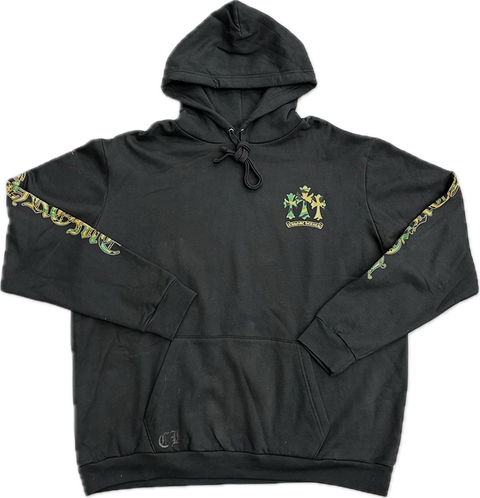 Chrome Hearts Camo Horseshoe Black Hoodie