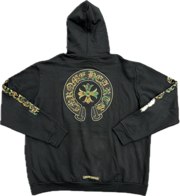 Chrome Hearts Camo Horseshoe Black Hoodie