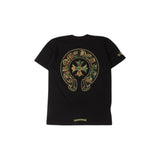 Chrome Hearts Camo Horseshoe Black Tee