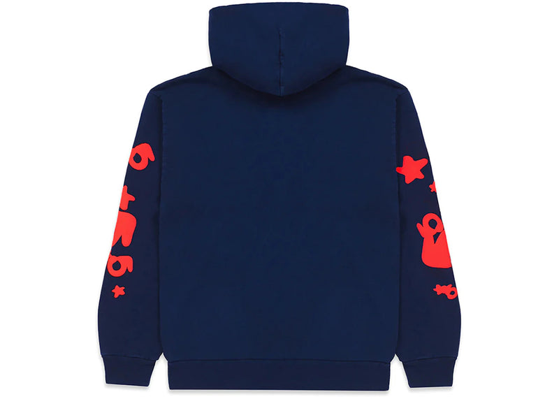 Sp5der Navy Beluga Hoodie