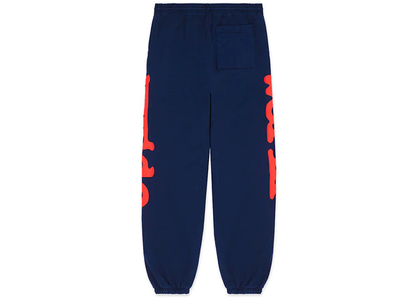 Sp5der Navy Beluga Sweatpants