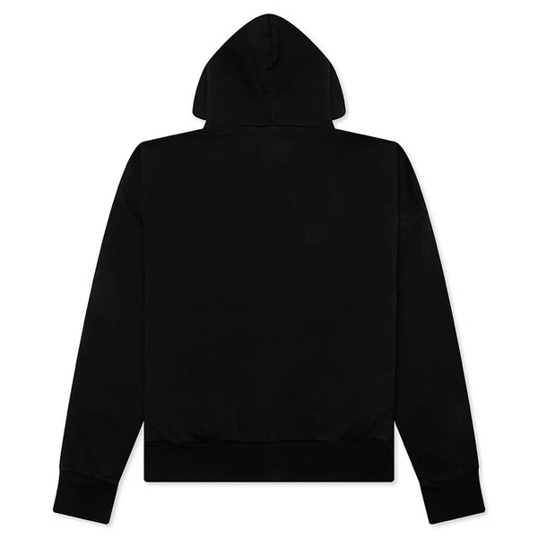 Essentials FW24 University Black Hoodie