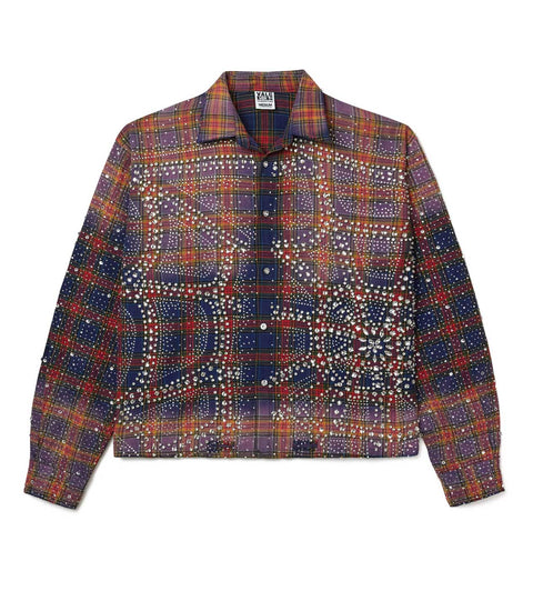 Vale Purple Fever Flannel