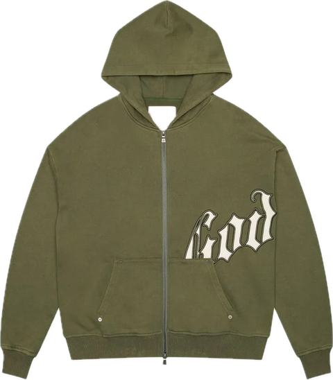 Godspeed OG Logo Olive/Bone Hoodie