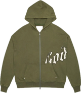 Godspeed OG Logo Olive/Bone Hoodie