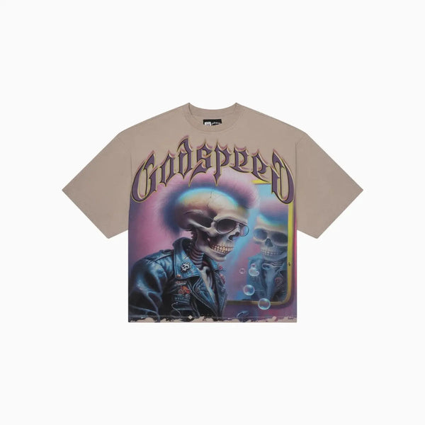 Godspeed Man In The Mirror Stone Tee