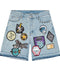 Godspeed Patchwork Denim V2 Blue Shorts
