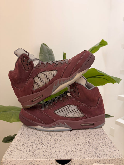 Burgundy Jordan 5