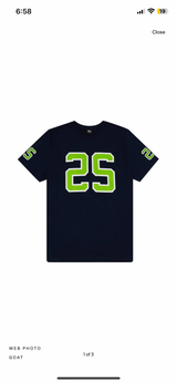 Stussy SS Jersey Tee Navy/Green