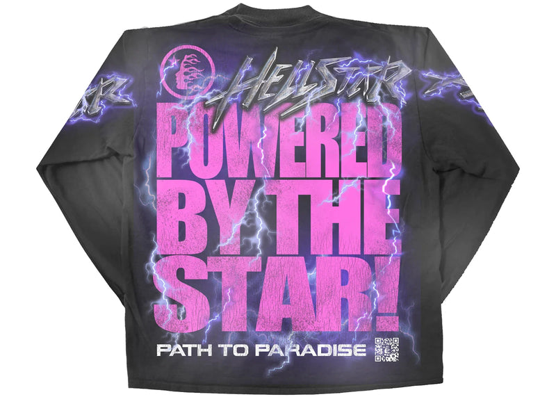 Hellstar Powered by the Star Black L/S Tee