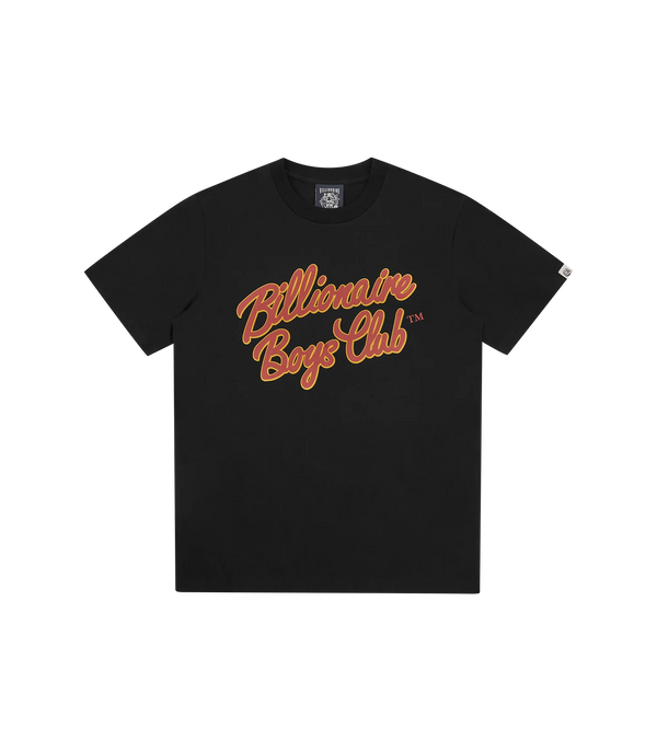 Billionaire Boys Club Script Black Tee