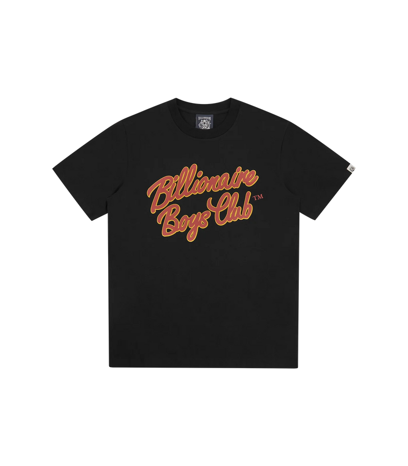 Billionaire Boys Club Script Black Tee