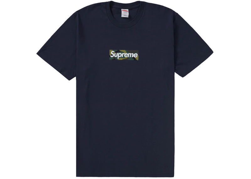 Supreme (FW23) Navy Box Logo Tee
