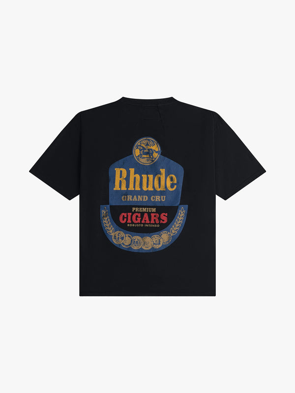 Rhude Grand Cru Black Tee